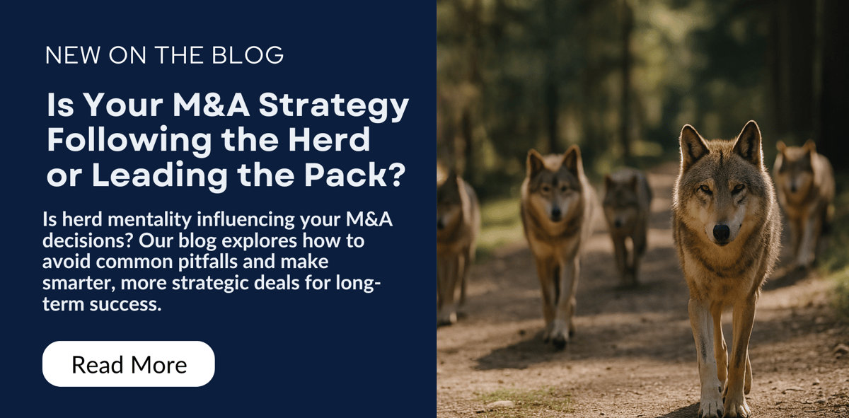 Is your M&A strategy following the heard or leading the pack?